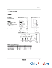 Datasheet TDZ30 manufacturer Rohm